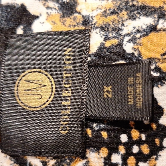 h Womens JM Collection Stretch Plus Size Top 2X - Picture 3 of 4